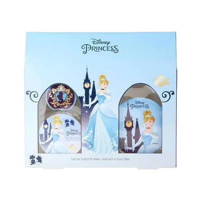Disney Set Disney: Cinderella Eau De Toilette For Girls + Cinderella Collectible Magnet For Girls