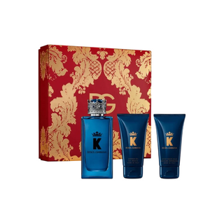 Dolce & Gabbana Set Dolce & Gabbana: K By Dolce Gabbana Eau De Parfum For Men + K By Dolce Gabbana Cleansing Shower Gel For All Skin Types + K By Dolce Gabbana Moisturization After-Shave Balm