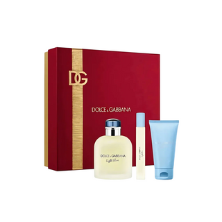 Dolce & Gabbana Set Dolce & Gabbana: Light Blue Eau De Toilette For Men + Light Blue Eau De Toilette For Men + Light Blue Shower Gel