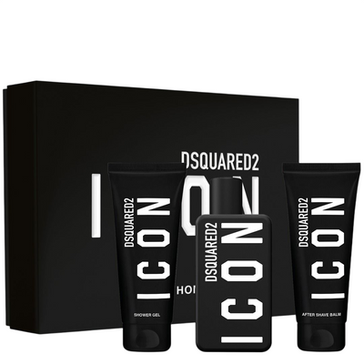 Dsquared 2 Set Dsquared 2: Icon Eau De Parfum For Men + Icon Shower Gel All Skin Types + Icon Moisturizing After-Shave Balm