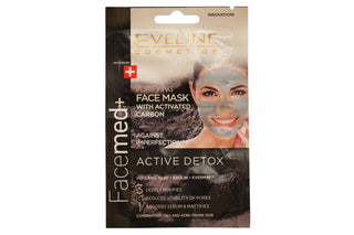 Eveline Cosmetics FaceMed+ Active Detox Carbon Mask Duo