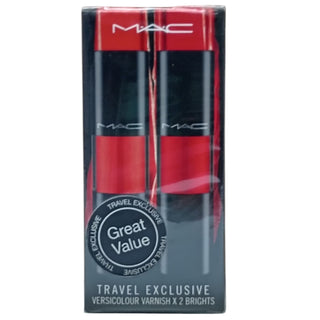 MAC Set Duo MAC Versicolour Varnish Shining Lip Gloss Bright