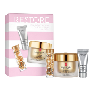 Elizabeth Arden Set Elizabeth Arden: Superstart Restorative Serum + Ceramide Moisturizing Cream For Face SPF 30 + Advanced Ceramide Restores Serum Capsules Face