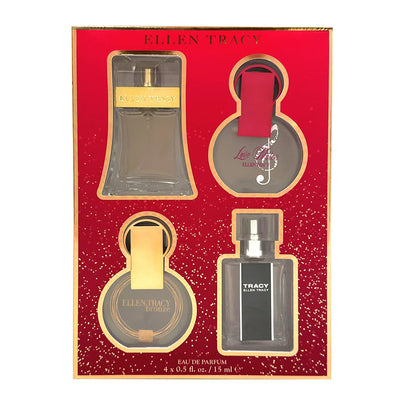 Ellen Tracy Set Ellen Tracy: Classic Eau De Parfum For Women + Tracy Eau De Parfum For Women + Bronze Eau De Parfum For Women + Love Notes Eau De Parfum For Women