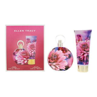Ellen Tracy Set Ellen Tracy: Dream Florals Pink Daisy Hydrating Body Lotion + Dream Florals Pink Daisy Eau De Parfum For Women