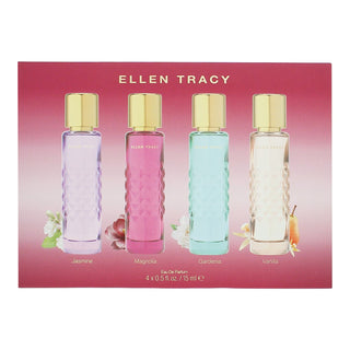 Ellen Tracy Set Ellen Tracy: Quilted Gardenia Eau De Parfum For Women + Quilted Vanilla Eau De Parfum For Women + Quilted Magnolia Eau De Parfum For Women + Quilted Jasmine Eau De Parfum For Women