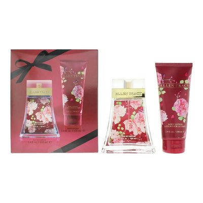 Ellen Tracy Set Ellen Tracy: Red Sensational Eau De Parfum For Women + Red Sensational Hydrating Body Lotion