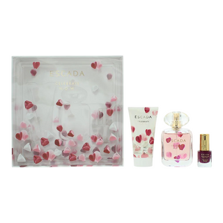 Escada Set Escada: Celebrate N.O.W. Eau De Parfum For Women + Celebrate N.O.W. Hydrating Body Lotion + Celebrate N.O.W. Nail Polish Intense Plump