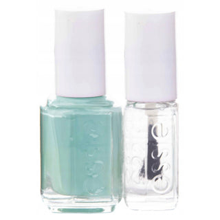 Essie Set Essie: Nail Enamel Vegan Glossy Shine Finish Nail Polish 99 Mint Candy Apple + Nail Care - Good To Go Top Coat Nail Strengthening Lacquer