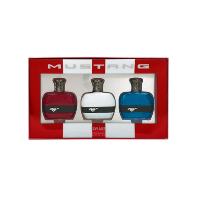 Ford Set Ford: Mustang Blue Eau De Toilette For Men + Mustang Red Eau De Toilette For Men + Mustang White Eau De Toilette For Men