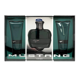Ford Set Ford: Mustang Green Eau De Toilette For Men + Mustang Green Hydrating After-Shave Balm + Mustang Green Hydrating Shower Gel All Skin Types