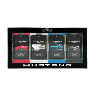 Ford Set Ford: Mustang Red Eau De Toilette For Men + Mustang White Eau De Toilette For Men + Mustang Blue Eau De Toilette For Men + Mustang Black Eau De Toilette For Men