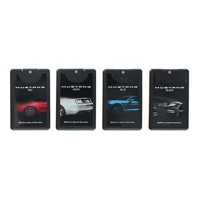 Ford Set Ford: Mustang White Eau De Toilette For Men + Mustang Red Eau De Toilette For Men + Mustang Black Eau De Toilette For Men + Mustang Blue Eau De Toilette For Men