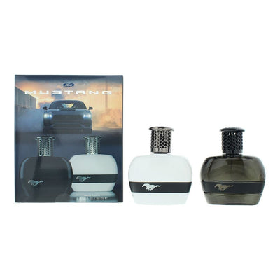 Ford Set Ford: Mustang White Eau De Toilette For Men + Mustang Black Eau De Toilette For Men
