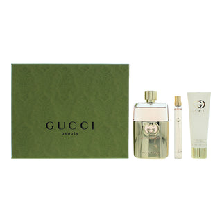 Gucci Set Gucci: Guilty Eau De Parfum For Women + Guilty Eau De Parfum For Women + Guilty Moisturizing Body Lotion