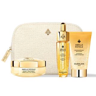 Guerlain Set Guerlain: Abeille Royale Honey Age-Defying Day Cream For Face + Abeille Royale Replumping Oil For Face & Neck + Abeille Royale Cleansing Foam