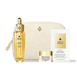 Guerlain Set Guerlain: Abeille Royale Replumping Oil For Face & Neck + Abeille Royale Honey Age-Defying Day Cream For Face + Abeille Royale Double R Anti-Ageing Day & Night Serum For Face & Neck