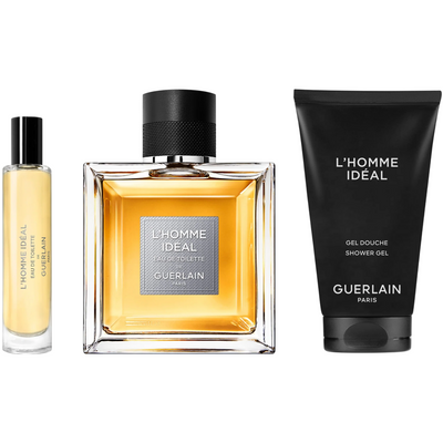 Guerlain Set Guerlain: L'Homme Ideal Eau De Toilette For Men + L'Homme Ideal Eau De Toilette For Men + L'Homme Ideal Hydrating Shower Gel All Skin Types