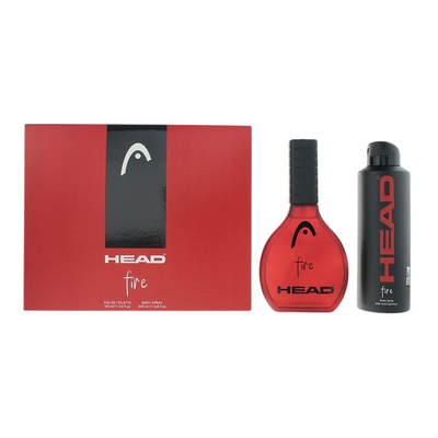 Head Set Head: Fire Eau De Toilette For Men + Fire Deodorant Spray For Men