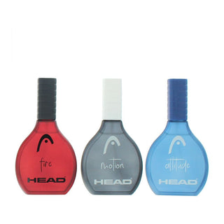 Head Set Head: Fire Eau De Toilette For Men + Motion Eau De Toilette For Men + Attitude Eau De Toilette For Men