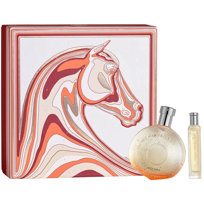 Hermes Set Hermes: Eau des Merveilles Eau De Toilette For Women + Eau des Merveilles Eau De Toilette For Women