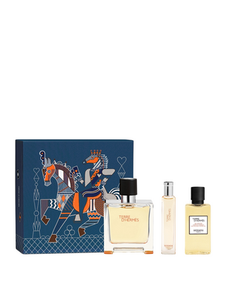 Hermes Set Hermes: Terre d'Hermes Eau De Parfum For Men + Terre d'Hermes Eau De Parfum For Men + Terre d'Hermes Shower Gel For All Skin Types