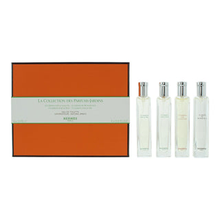 Hermes Set Hermes: Un Jardin Sur Le Nil Eau De Toilette Unisex + Un Jardin Sur Le Toit Eau De Toilette Unisex + Un Jardin Sur La Lagune Eau De Toilette Unisex + Le Jardin de Monsieur Li Eau De Toilette For Women