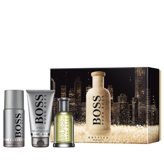 Hugo Boss Set Hugo Boss: Boss Bottled Eau De Toilette For Men + Boss Bottled Deodorant Spray For Men + Boss Bottled Cleansing Shower Gel For All Skin Types