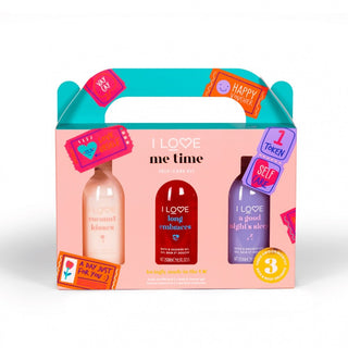 I Love Set I Love: Long Embraces Hydrating Shower Gel For All Skin Types + Coconut Kisses Hydrating Shower Gel For All Skin Types + A Good Night's Sleep Hydrating Shower Gel For All Skin Types