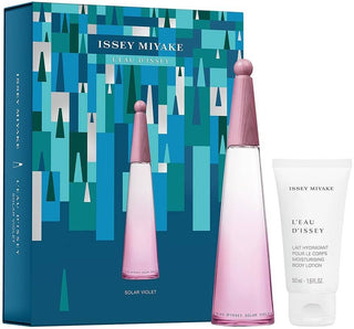 Issey Miyake Set Issey Miyake: L'Eau D'Issey Solar Violet Eau De Toilette For Women + L'Eau D'Issey Solar Violet Moisturizing Body Lotion