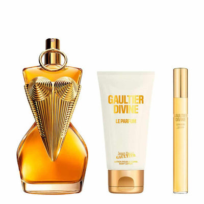 Jean Paul Gaultier Set Jean Paul Gaultier: Divine Le Parfum Eau De Parfum For Women + Divine Le Parfum Eau De Parfum For Women + Divine Le Parfum Daily Body Lotion Body