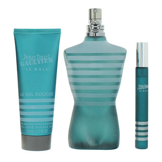 Jean Paul Gaultier Set Jean Paul Gaultier: Le Male Eau De Toilette For Men + Le Male Eau De Toilette For Men + Le Male Cleansing Shower Gel For All Skin Types
