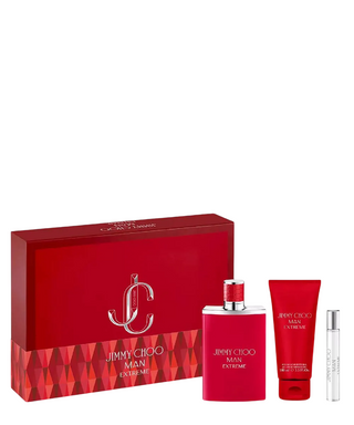 Jimmy Choo Set Jimmy Choo: Man Extreme Eau De Parfum For Men + Man Extreme Eau De Parfum For Men + Man Extreme Shower Gel For Hair & Body For All Skin Types