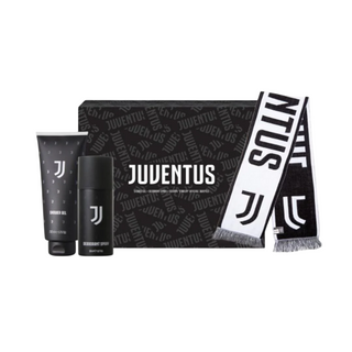 Juventus Set Shower Gel Deodorant Spray and Scarf for Men
