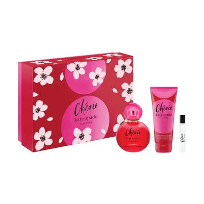 Kate Spade Set Kate Spade: Cherie Eau De Parfum For Women + Cherie Eau De Parfum For Women + Cherie Moisturising Body Lotion