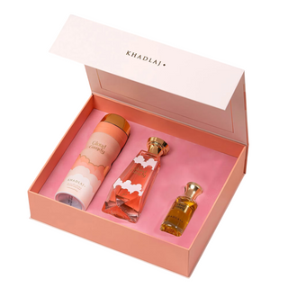 Khadlaj Set Khadlaj: Cloud Candy Extrait De Parfum Unisex + Cloud Candy Deodorant Spray For Women + Cloud Candy Perfume Oil Unisex