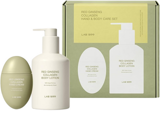 Lab 1899 Set Lab 1899: Red Ginseng Collagen Moisturising Body Lotion + Red Ginseng Collagen Improves skin elasticity Hand Cream