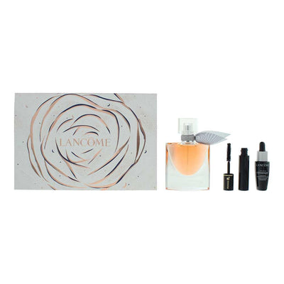 Lancome Set Lancome: La Vie Est Belle Eau De Parfum For Women + Advanced Genifique Anti-Aging Serum For Face + Hypnose Mascara Black