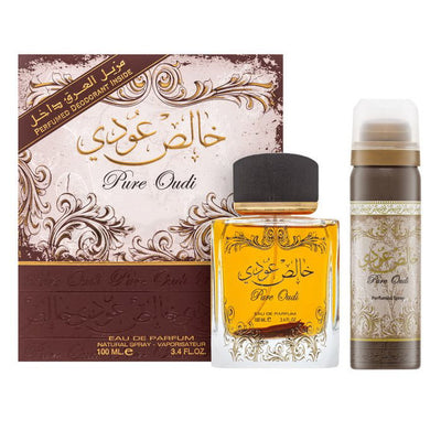 Lattafa Set Lattafa: Pure Oudi Eau De Parfum Unisex + Pure Oudi Anti-Perspirant Deodorant Spray Unisex