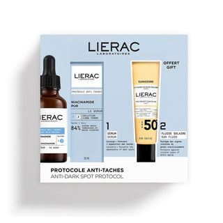 Lierac Set Lierac: Protocole Anti-Dark Spots Serum For Face + Sunissime The Sun Velvety Fluid For Face SPF50+