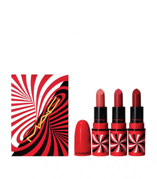 MAC Tiny Tricks Set MAC: Mini Cream Lipstick Awespicious + + Mini Matte Cream Lipstick Sleight Of Grand *Miniature