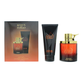 Manos De Fuego Set Manos De Fuego: Caliente Eau De Toilette For Men + Caliente Body Wash For Hair & Body