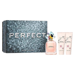 Marc Jacobs Set Marc Jacobs: Perfect Eau De Parfum For Women + Perfect Hydrating Body Lotion + Perfect Hydrate Shower Gel All Skin Types