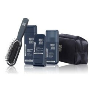 Marlies Moller Set Marlies Moller: Marlies Moller Hair Styling Gel Flexible Hold + Marlies Moller Hair Shampoo Energizing + Marlies Moller Paddle Hair Brush