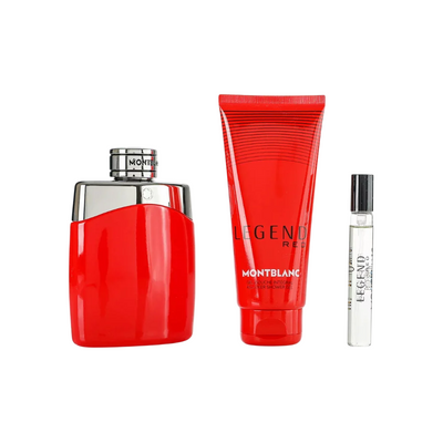 Montblanc Set Montblanc: Legend Red Eau De Parfum For Men + Legend Red Eau De Parfum For Men + Legend Red Shower Gel
