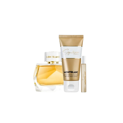 Montblanc Set Montblanc: Signature Absolue Eau De Parfum For Women + Signature Absolue Eau De Parfum For Women *Miniature + Signature Absolue Body Lotion All Over The Body