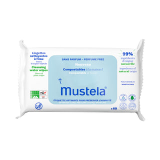 Mustela Set Mustela Compostable Water Cleansing Wipes