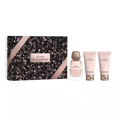 Narciso Rodriguez Set Narciso Rodriguez: All Of Me Eau De Parfum For Women + All Of Me Hydrating Body Lotion + All Of Me Cleansing Shower Gel All Over The Body For All Skin Types