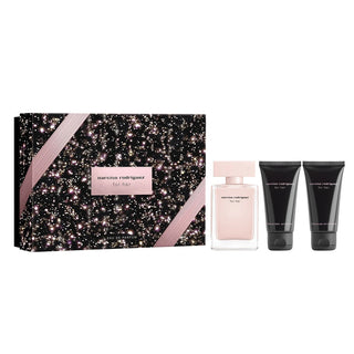 Narciso Rodriguez Set Narciso Rodriguez: For Her Eau De Parfum For Women + For Her Hydrating Body Lotion + For Her Cleansing Shower Gel All Over The Body For All Skin Types