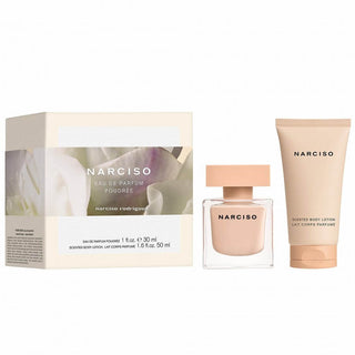 Narciso Rodriguez Set Narciso Rodriguez: Narciso Poudree Eau De Parfum For Women + Narciso Poudree Hydrating Body Lotion